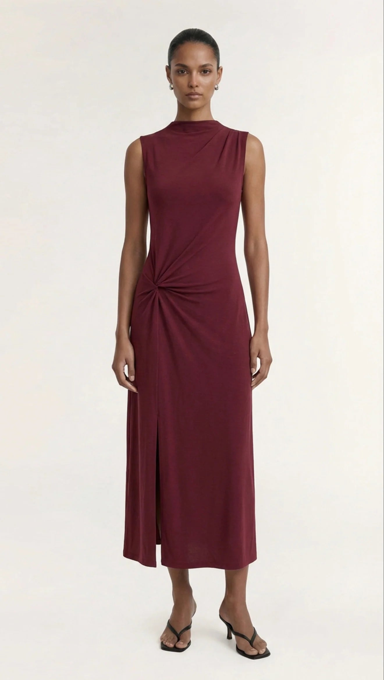 Staple The Label Velo Twist Midi Dress | Shiraz