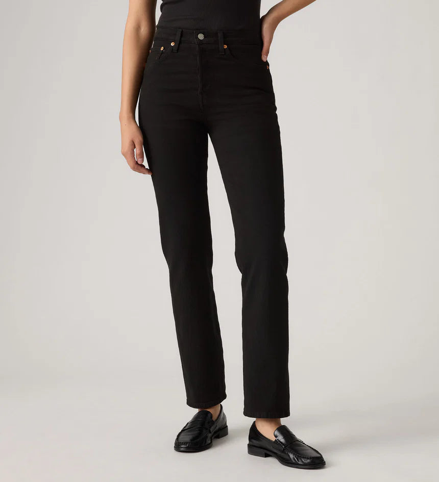 Levis Wedgie Straight | Black Sprout