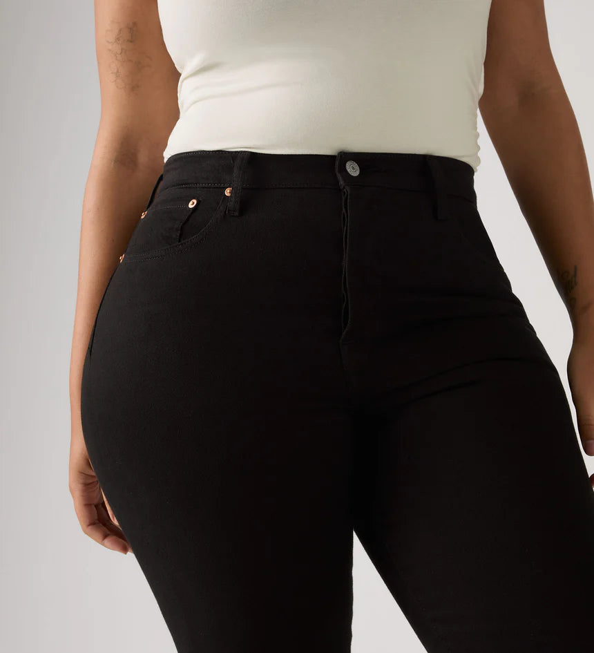 Levis Wedgie Straight | Black Sprout