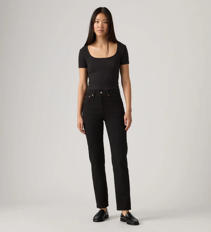 Levis Wedgie Straight | Black Sprout