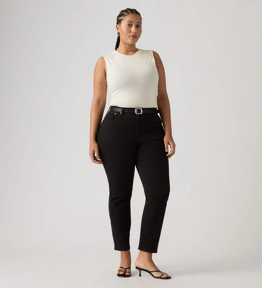 Levis Wedgie Straight | Black Sprout