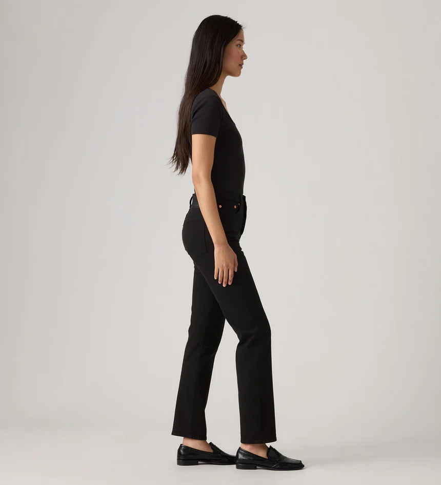 Levis Wedgie Straight | Black Sprout