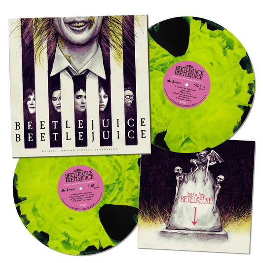S/T BEETLEJUICE ORIGINAL MOTION PICTURE SOUNDTRACK NEON GREEN & BLACK SWIRL LP