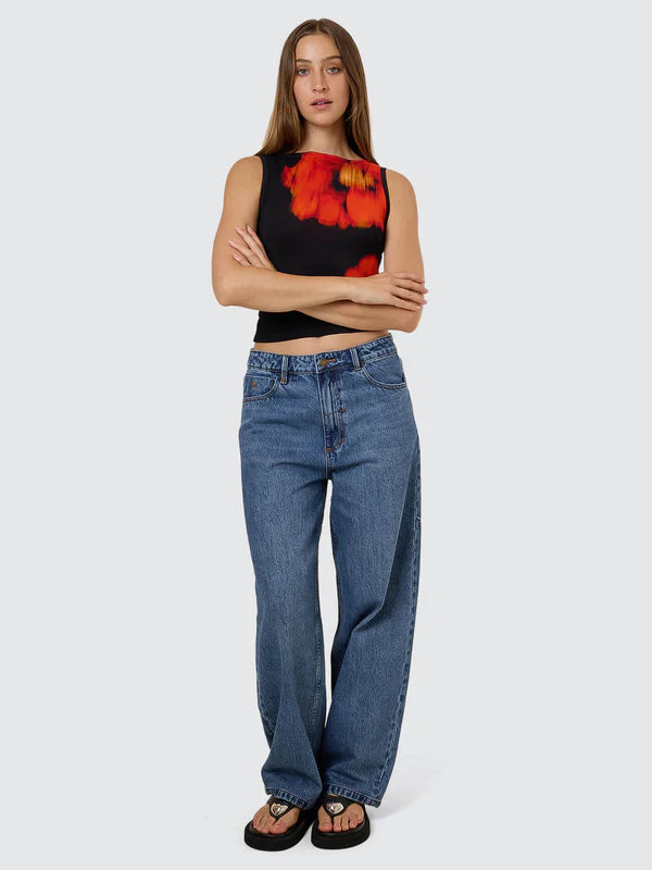 THRILLS LUCKY FOR YOU TANK BLACK