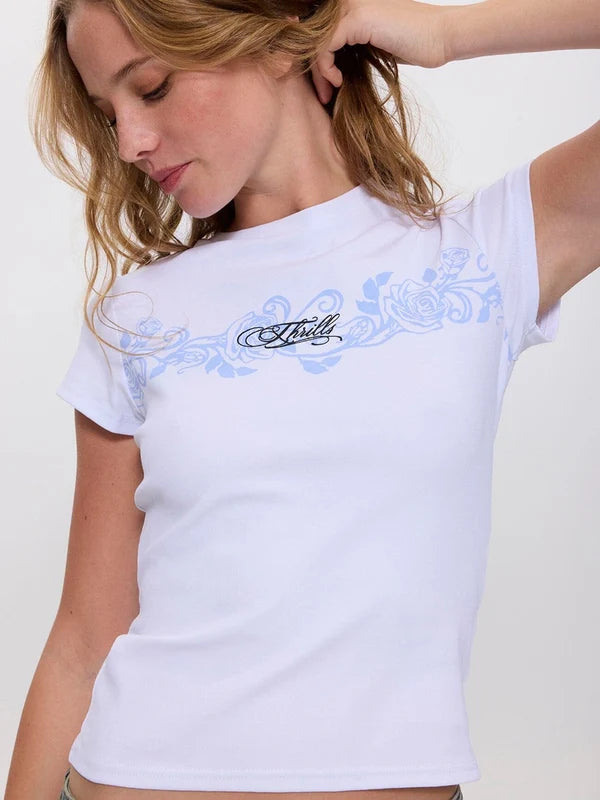 Thrills Time Will Tell Club Tee | White