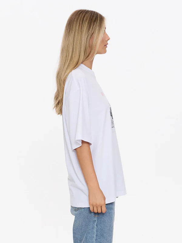 Thrills Metal And Dust Oversized Tee White