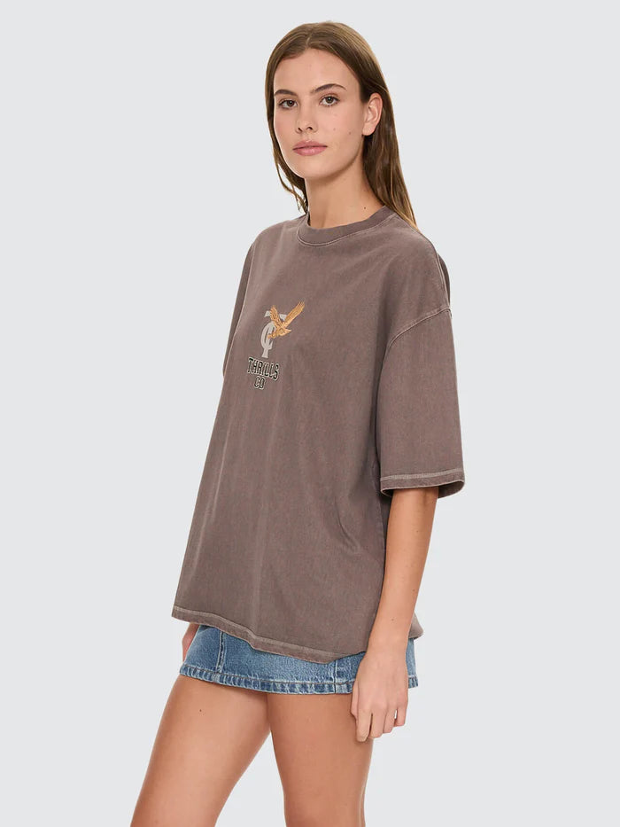 Thrills Take It Easy Oversized Tee | Clay Smoke