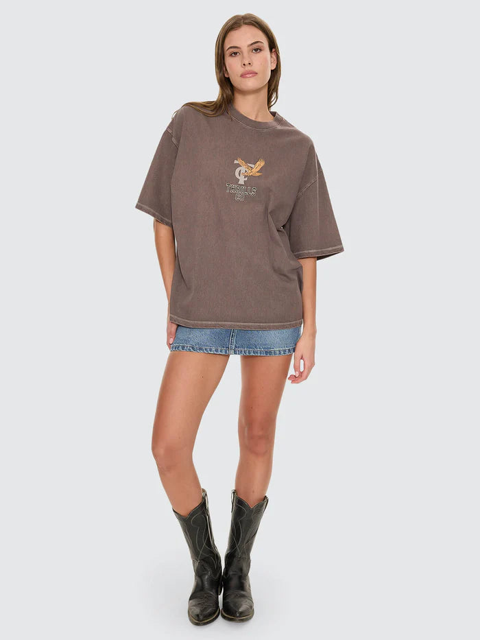 Thrills Take It Easy Oversized Tee | Clay Smoke