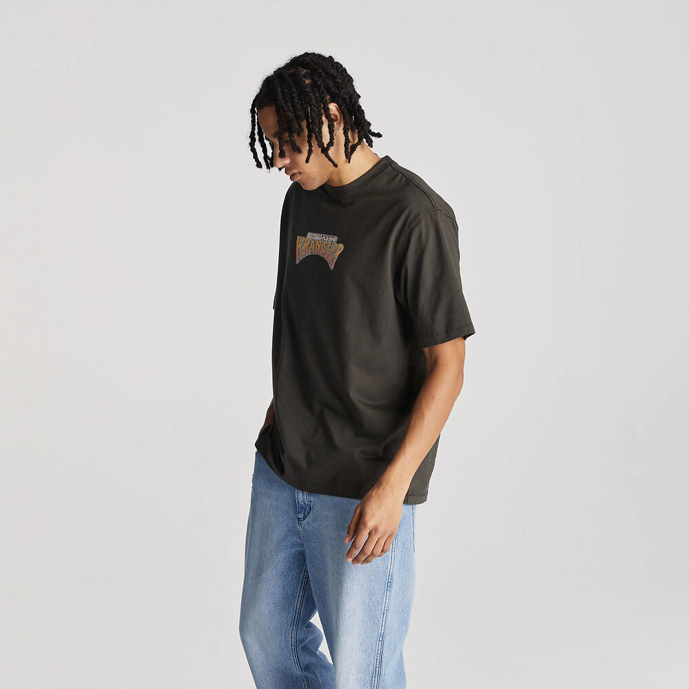 WRANGLER LOOKING GLASS SLACKER TEE DARK SLATE