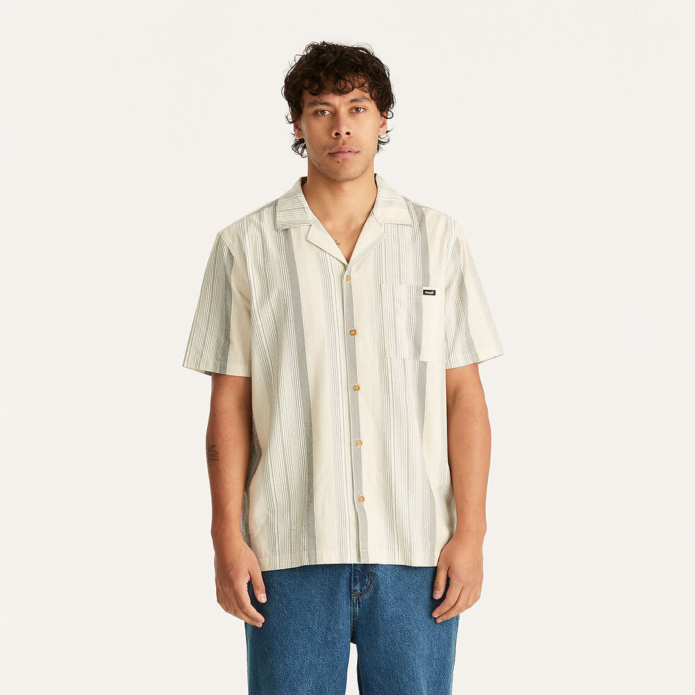 WRANGLER RESORT SHIRT GHOST STRIPE