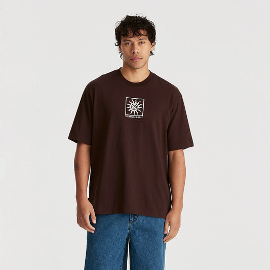 WRANGLER SUN SPIRAL SLACKER TEE WONDERWOOD