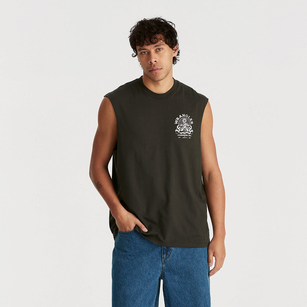 WRANGLER DARK ALCHEMY MUSCLE TANK DARK MUSCLE