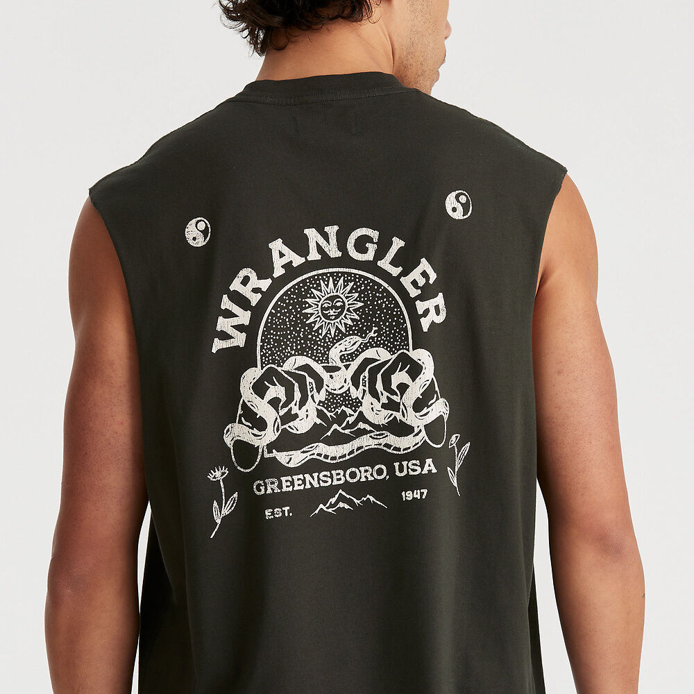 WRANGLER DARK ALCHEMY MUSCLE TANK DARK MUSCLE