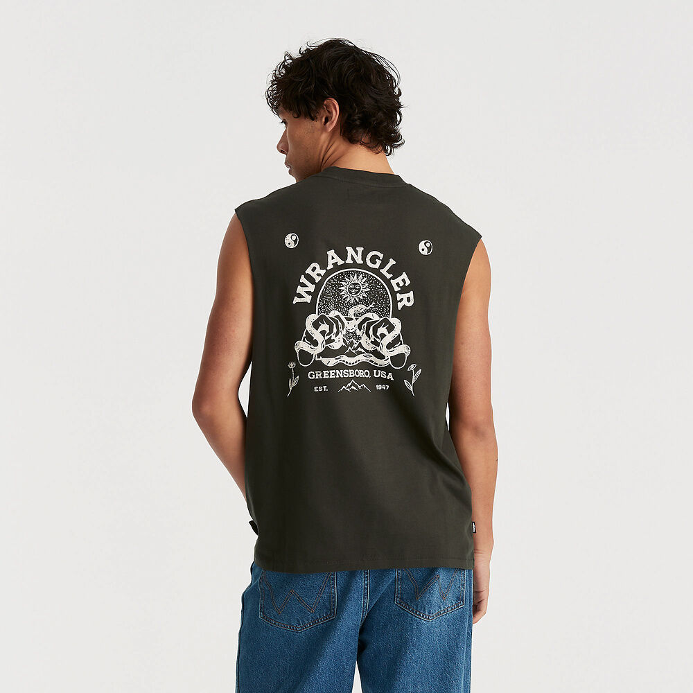 WRANGLER DARK ALCHEMY MUSCLE TANK DARK MUSCLE