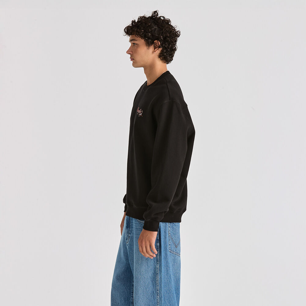 WRANGLER STINGER SLOUCH SWEAT BLACK