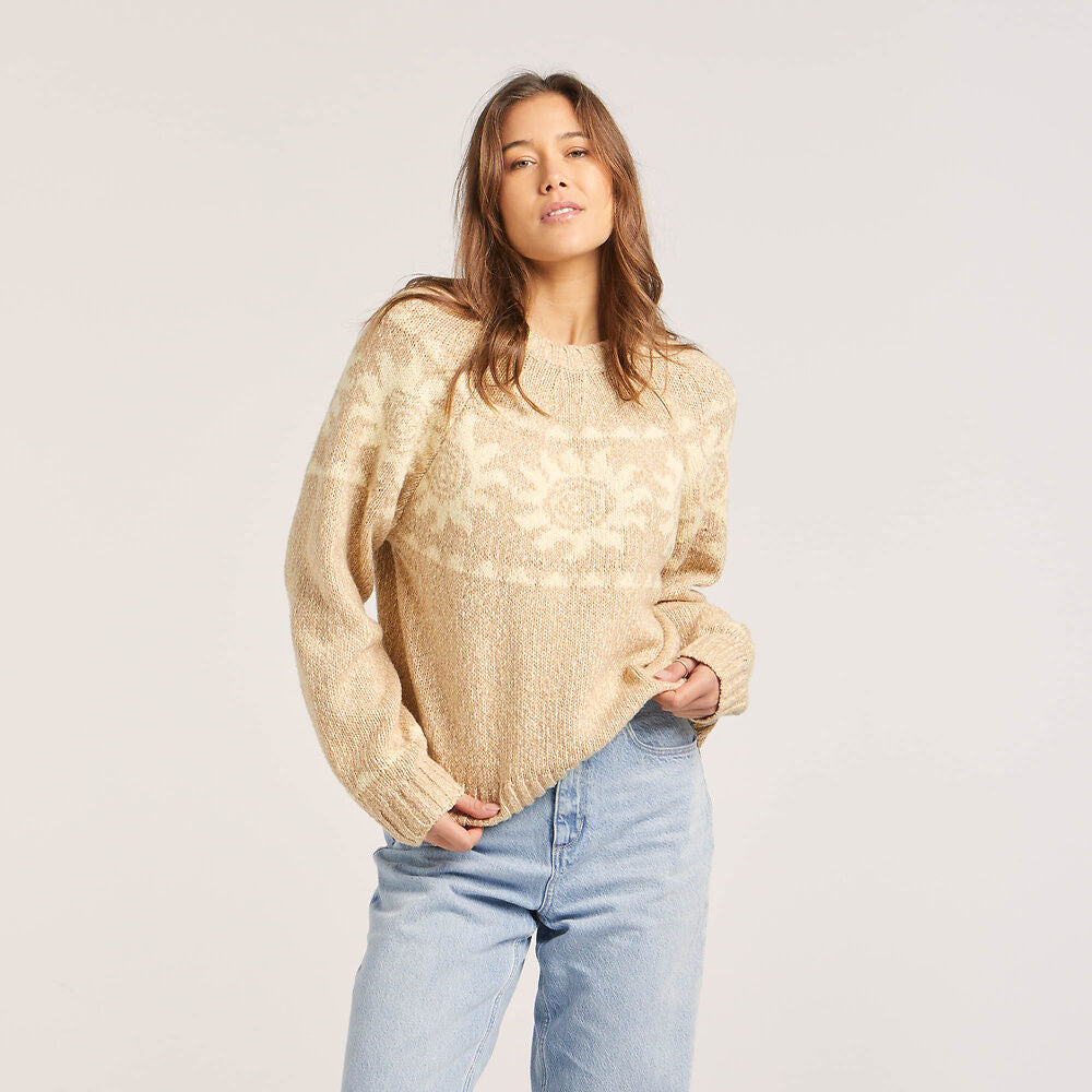 WRANGLER SUNRAYS KNIT CREW SUNLIGHT