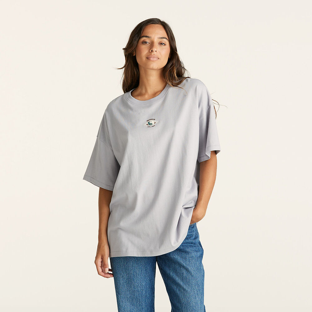 WRANGLER VISIONS BOXY SLOUCH TEE DIRTY PURPLE