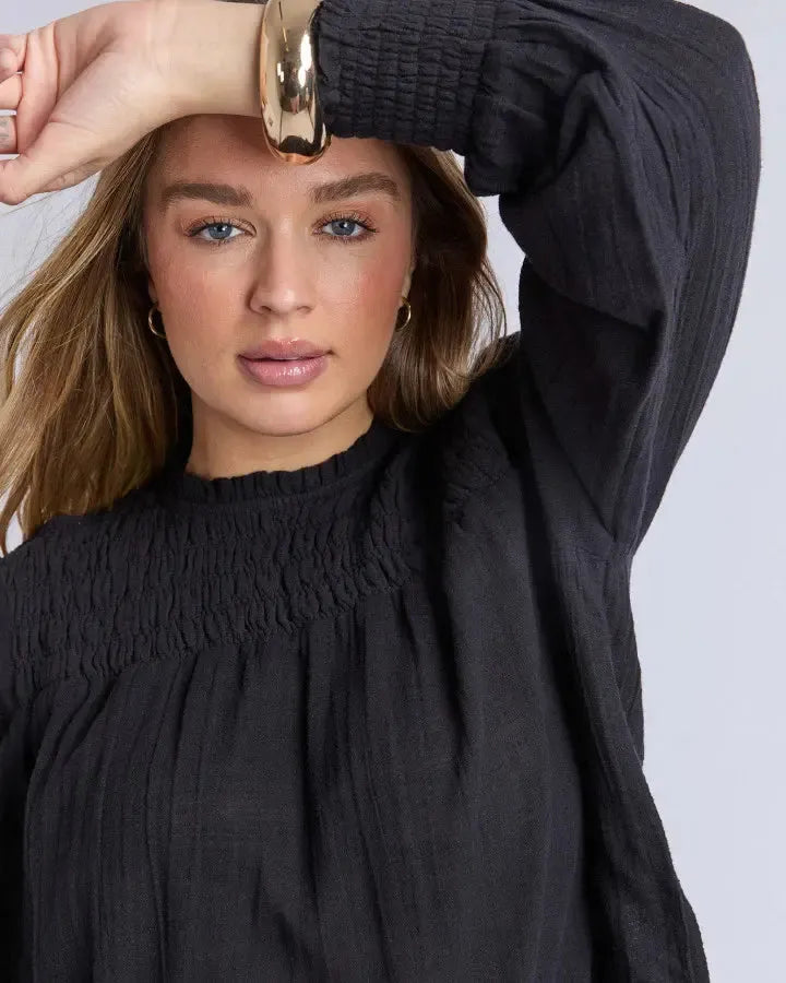 Foxwood Whitney Top | Black