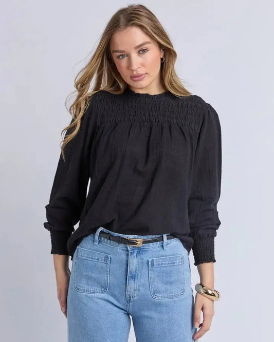 Foxwood Whitney Top | Black