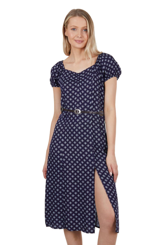 WRANGLER WOMENS BETH DRESS NAVY