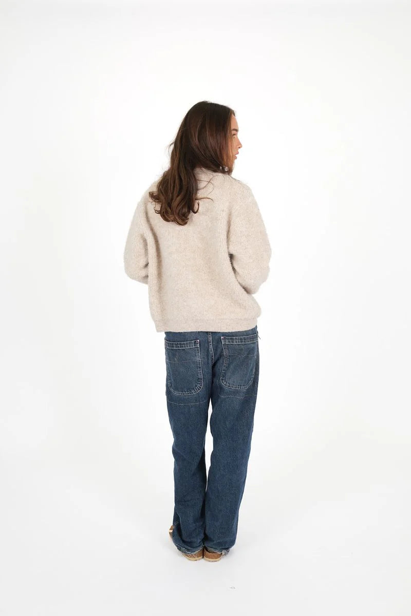 TITCHIE THE BOMBER JACKET OATMEAL