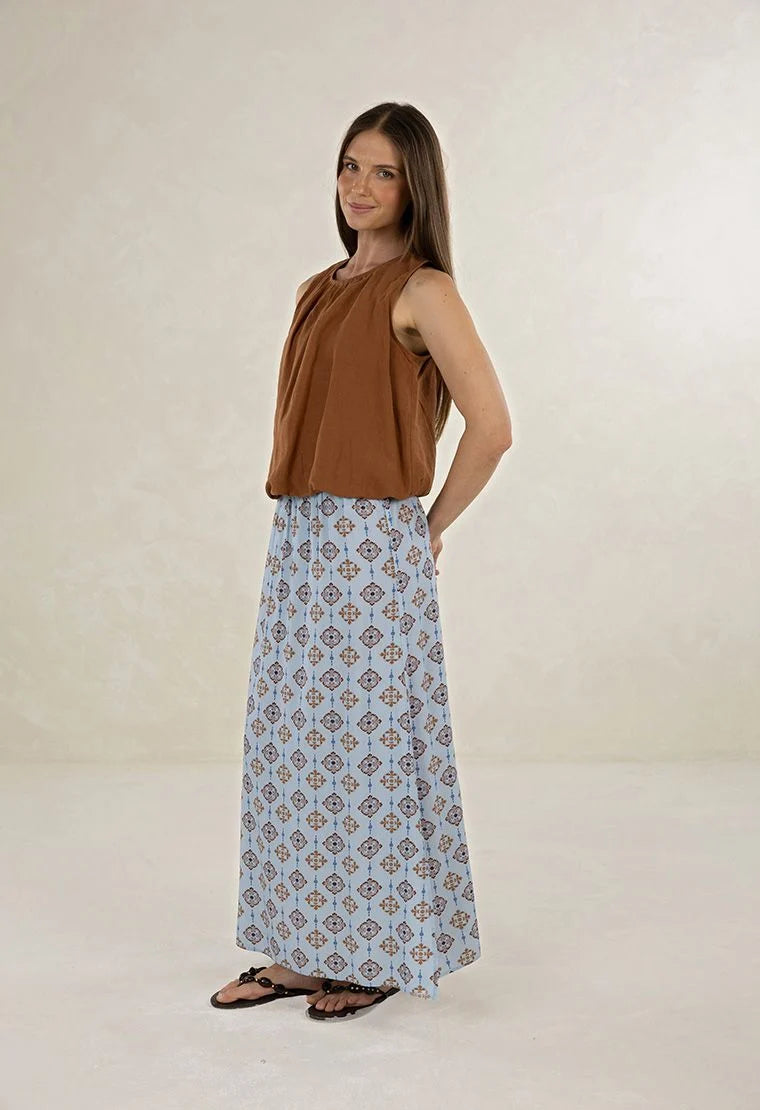 Humidity Samara Top | Tabacco