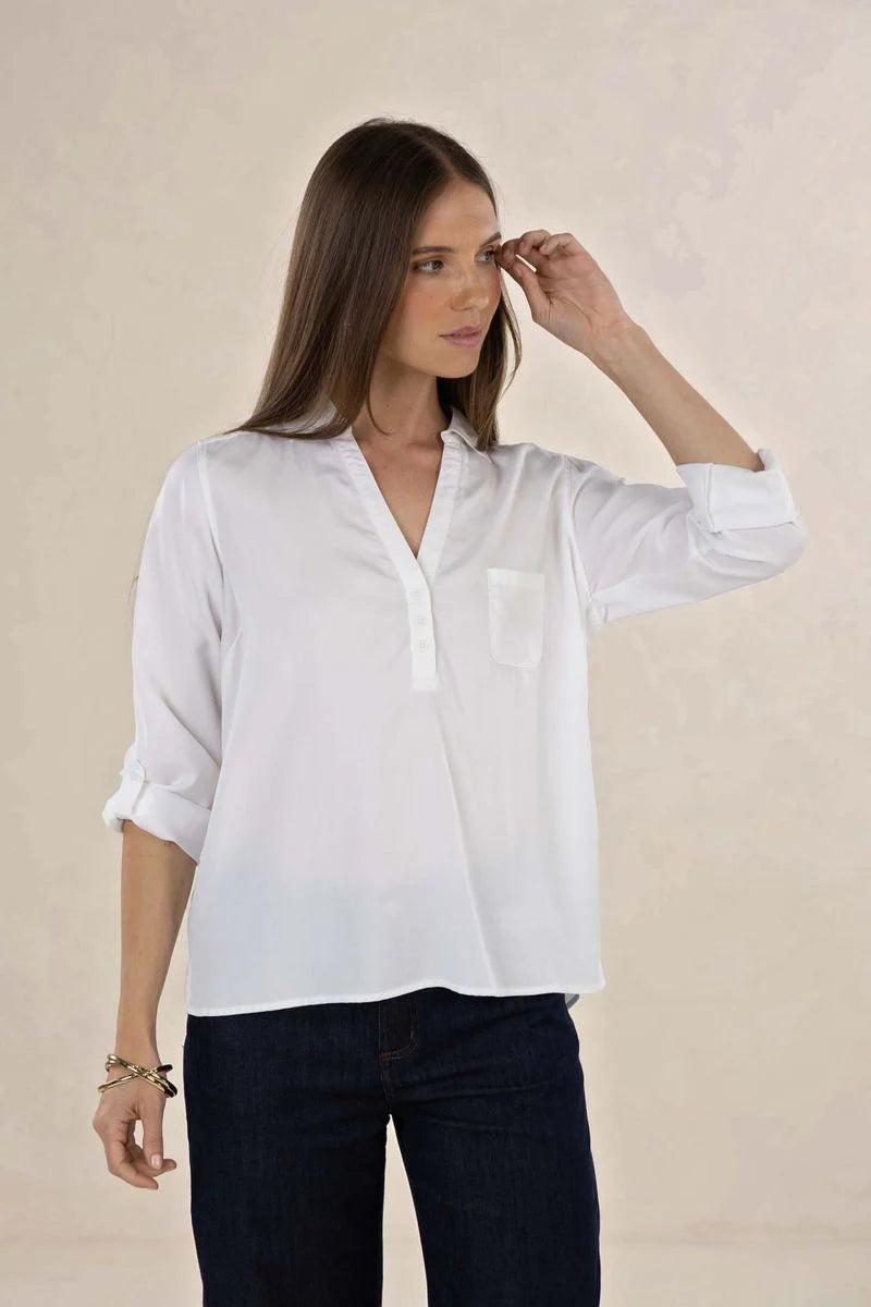 Humidity Leni Shirt | White