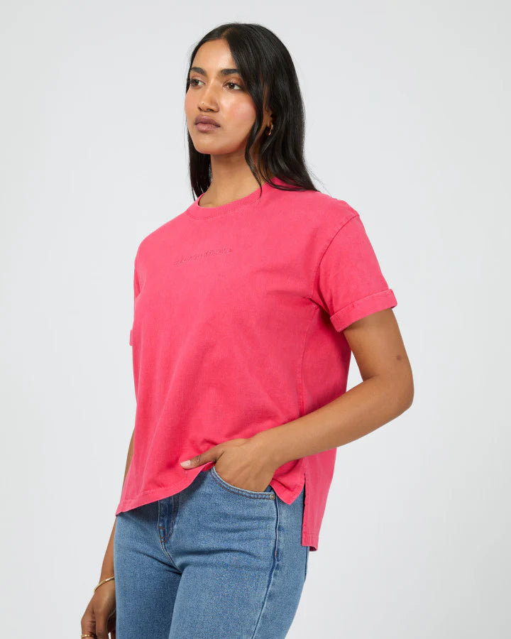 All About Eve Washed Tee Berry