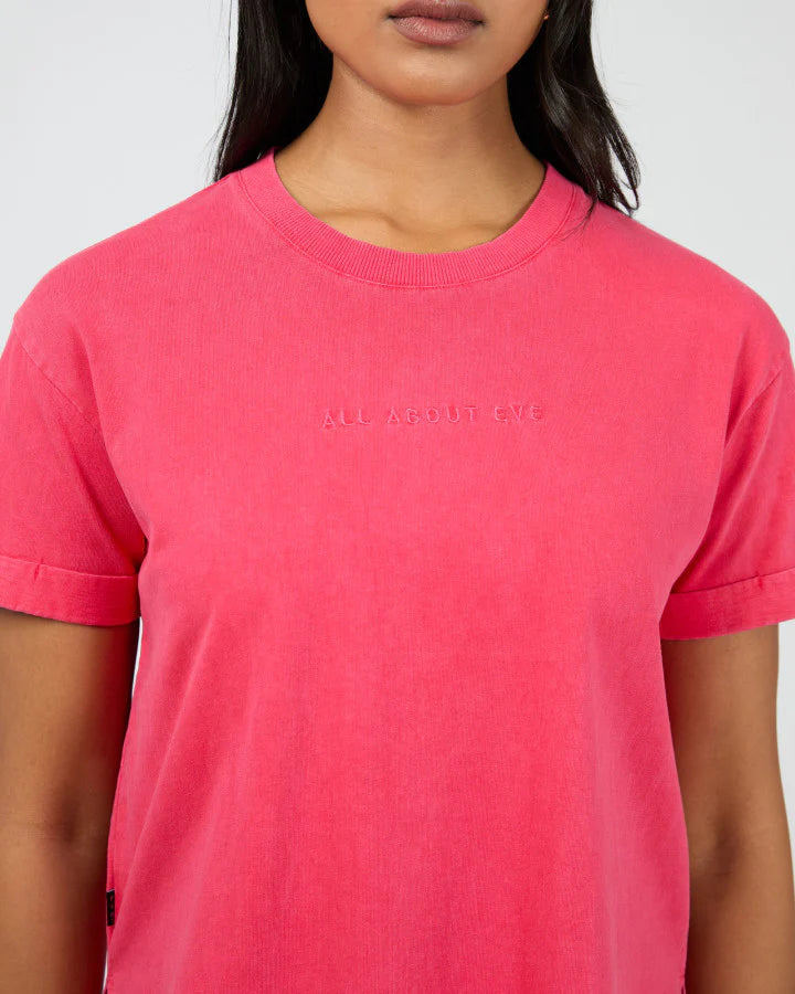 All About Eve Washed Tee Berry