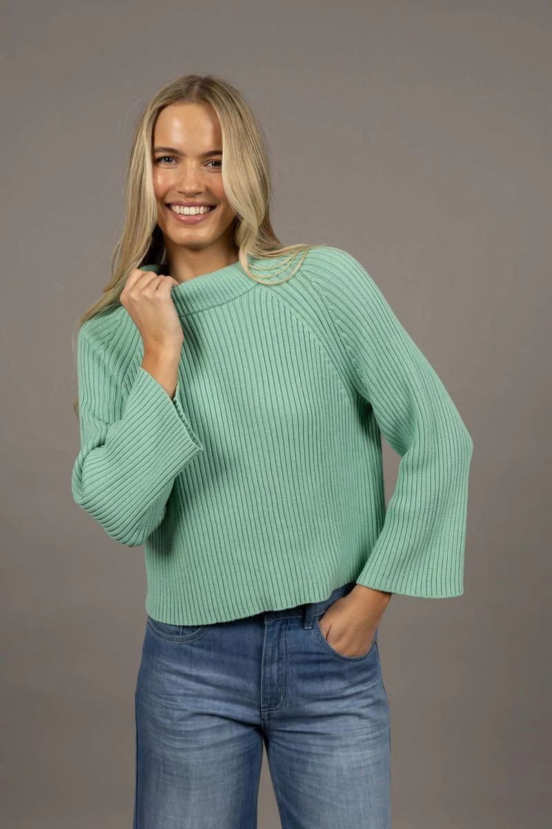 Humidity Anchor Sweater | Mint Green