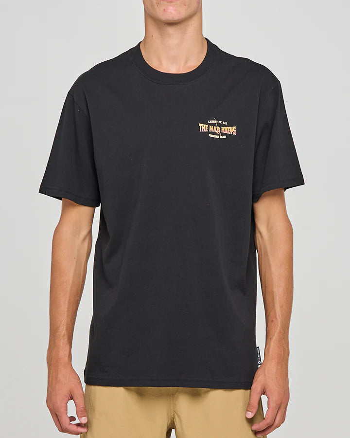 The Mad Hueys Caught Fk All Skull Short Sleeve Tee Black