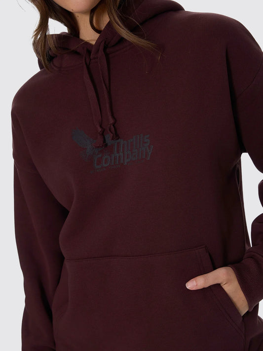 Thrills Chaos and Calm Slouch Hood | Bitter Chocolate