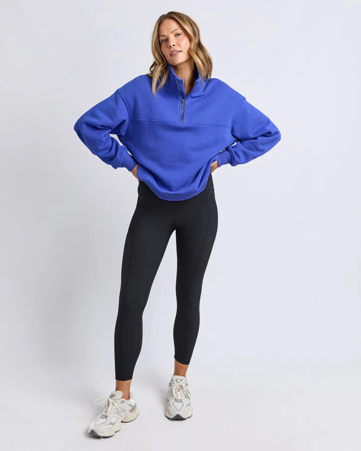 Foxwood College Zip Crew | Dazzling Blue