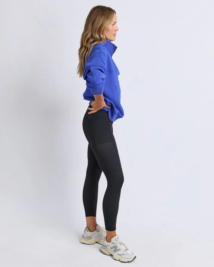 Foxwood College Zip Crew | Dazzling Blue