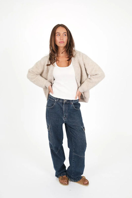 TITCHIE THE BOMBER JACKET OATMEAL