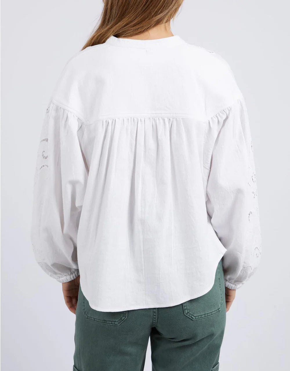 FOXWOOD MARLOW BLOUSE EGRET