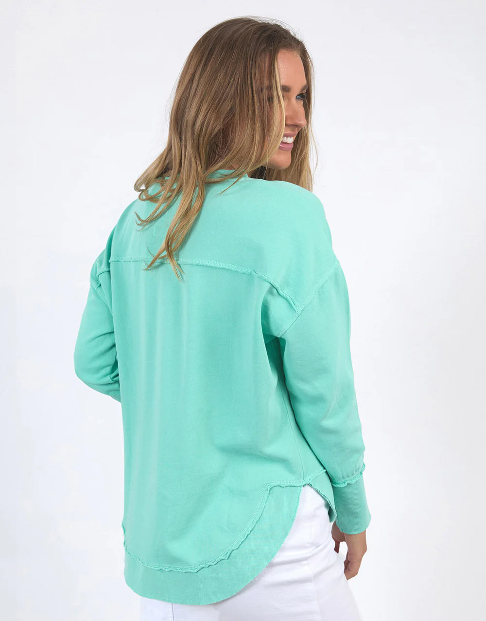 FOXWOOD SIMPLIFIED CREW NEON MINT