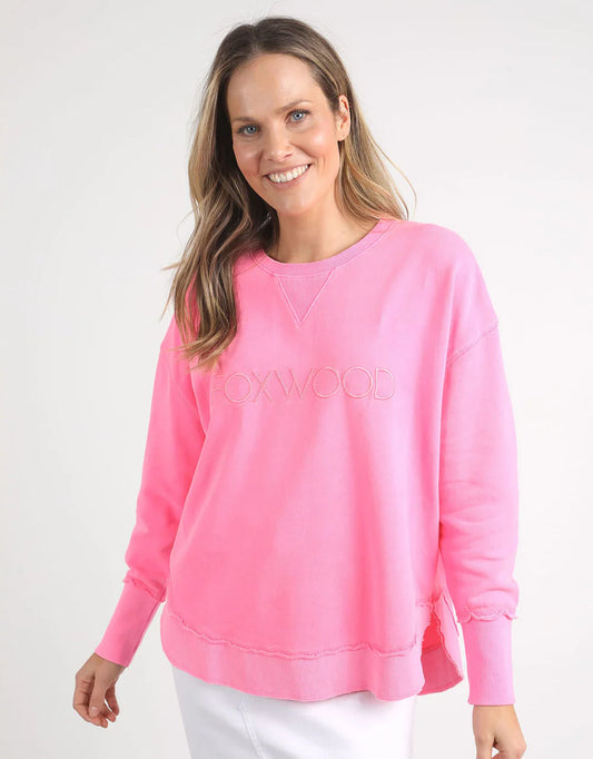 FOXWOOD SIMPLIFIED CREW NEON ROSE