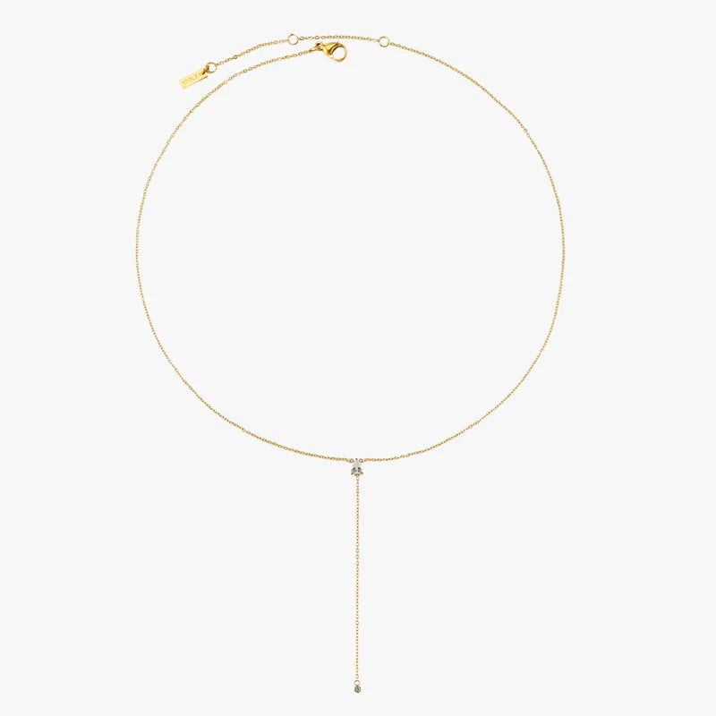 Atolea Lariat Necklace | Gold