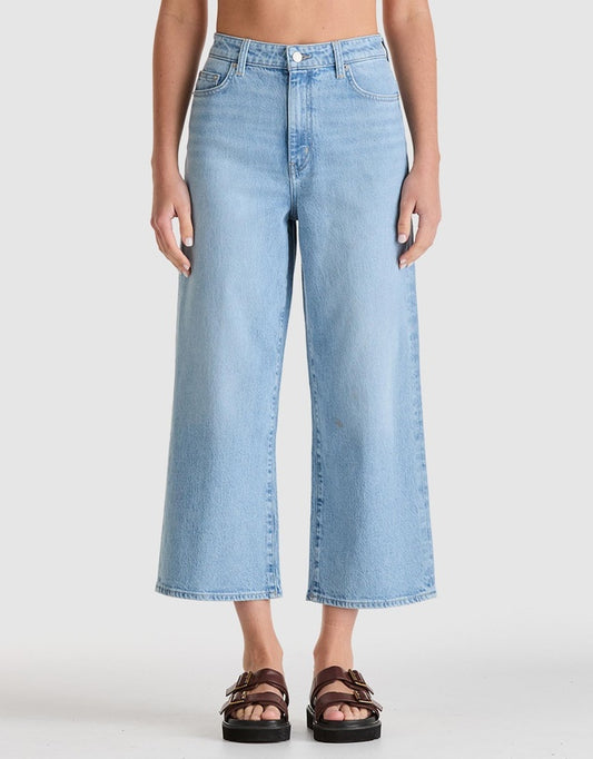 RIDERS HI WIDE CROP MIRAGE BLUE