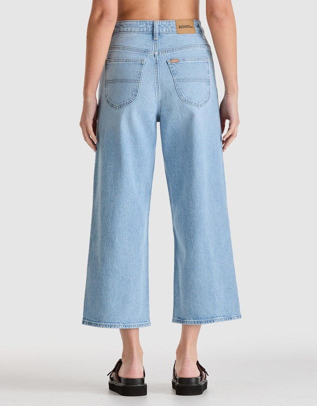 RIDERS HI WIDE CROP MIRAGE BLUE