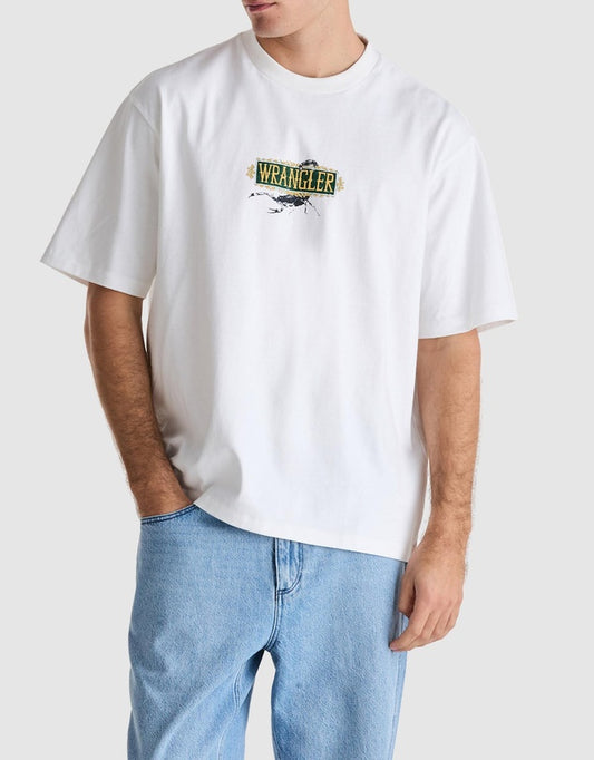 WRANGLER SCORPIO SLACKER TEE WHITE