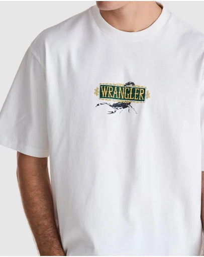 WRANGLER SCORPIO SLACKER TEE WHITE