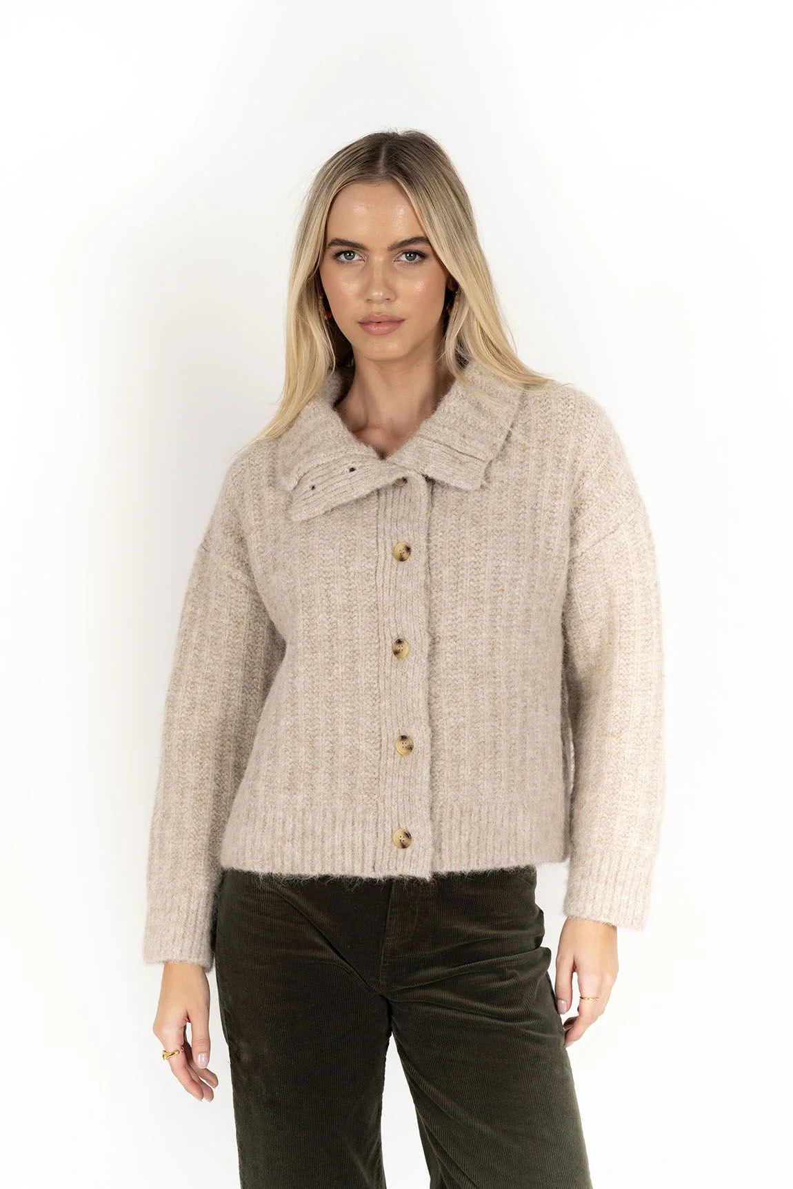 HUMIDITY FUSE CARDI OATMEAL