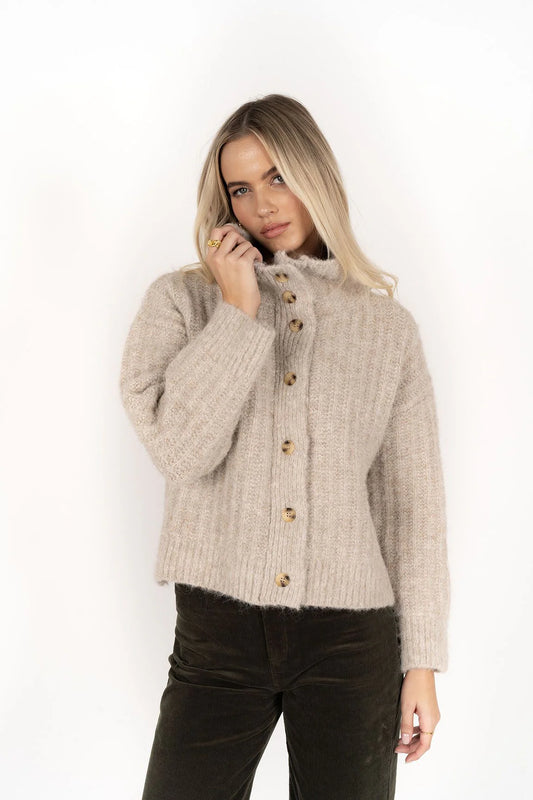 HUMIDITY FUSE CARDI OATMEAL