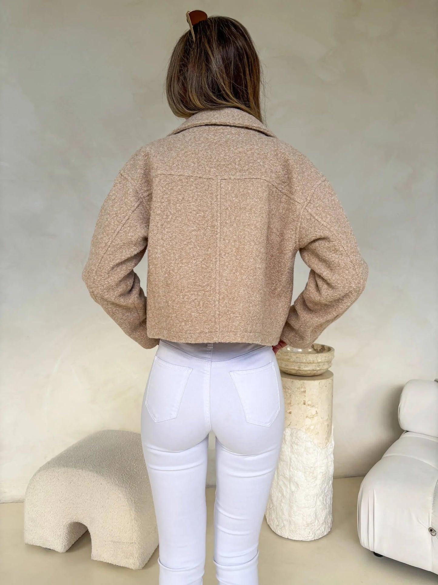 MYLK THE LABEL ISLA JACKET BEIGE