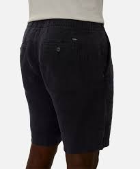 INDUSTRIE THE BALLER LINEN SHORT DK NAVY