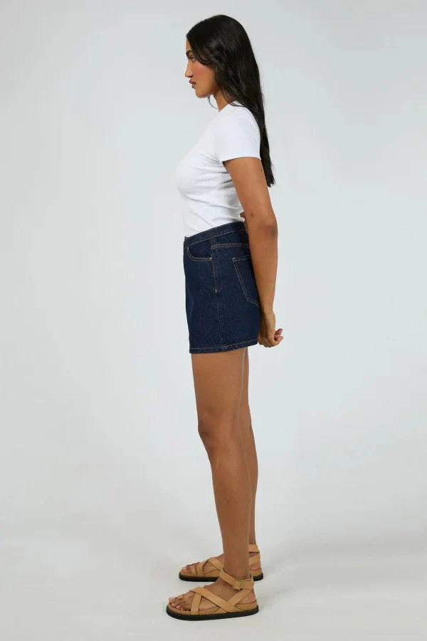 All About Eve Lenni Mini Skort Indigo
