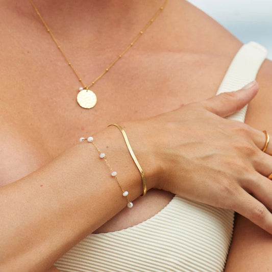 Atolea Santorini Layered Bracelet | Gold