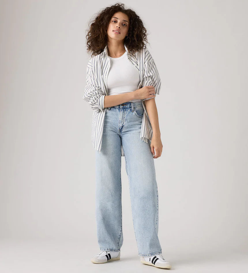 LEVIS BAGGY DAD FAN FLARE
